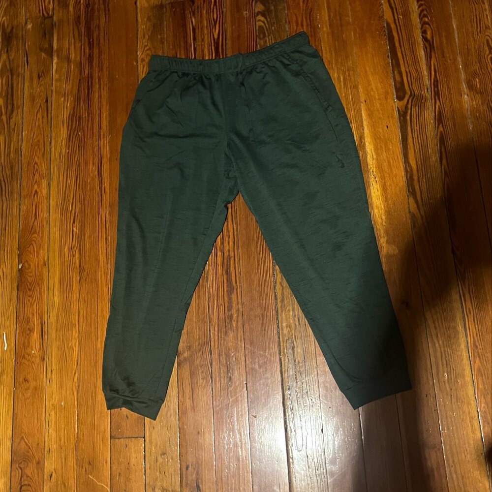 Nike Dri-Fit Men's Green Athletic Pants Joggers Running Workout XXL